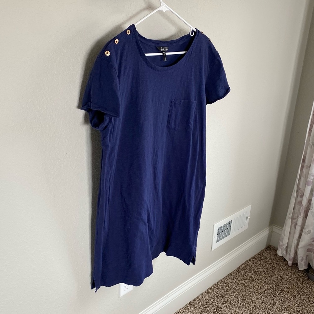 Blue cotton sundress